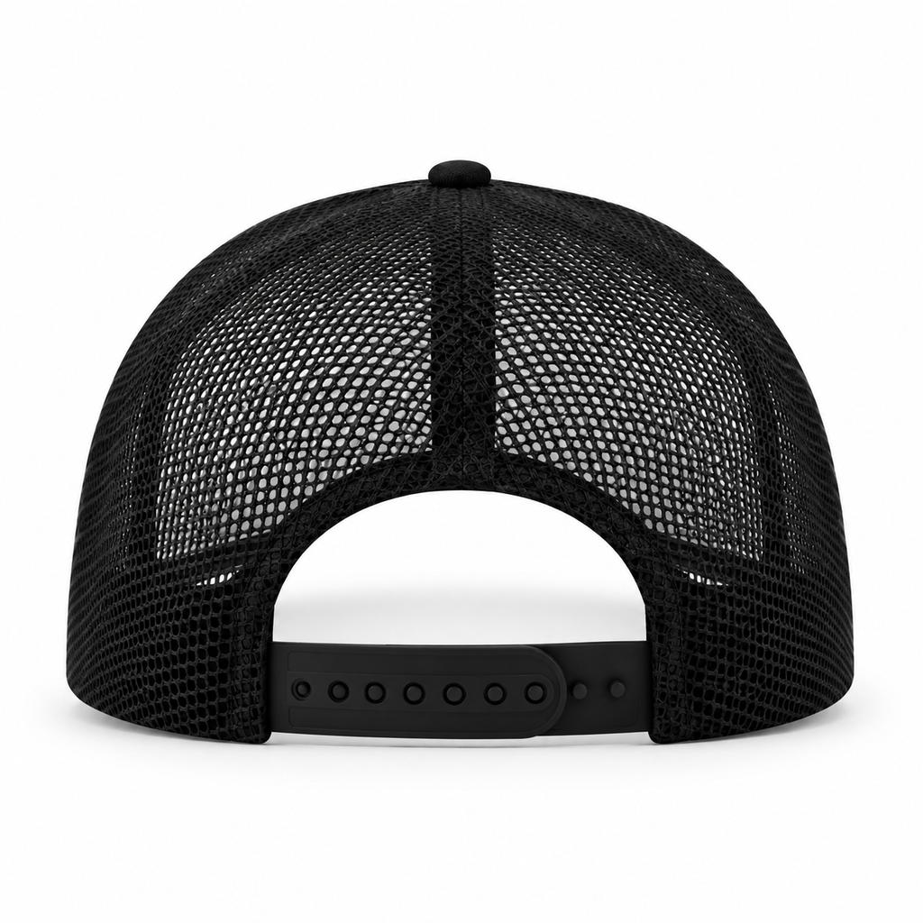 DO Logo Trucker Hat - Black/Black