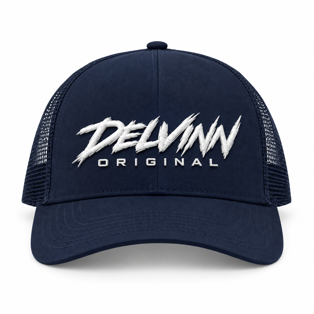 Signature Trucker Hat - Navy/Navy