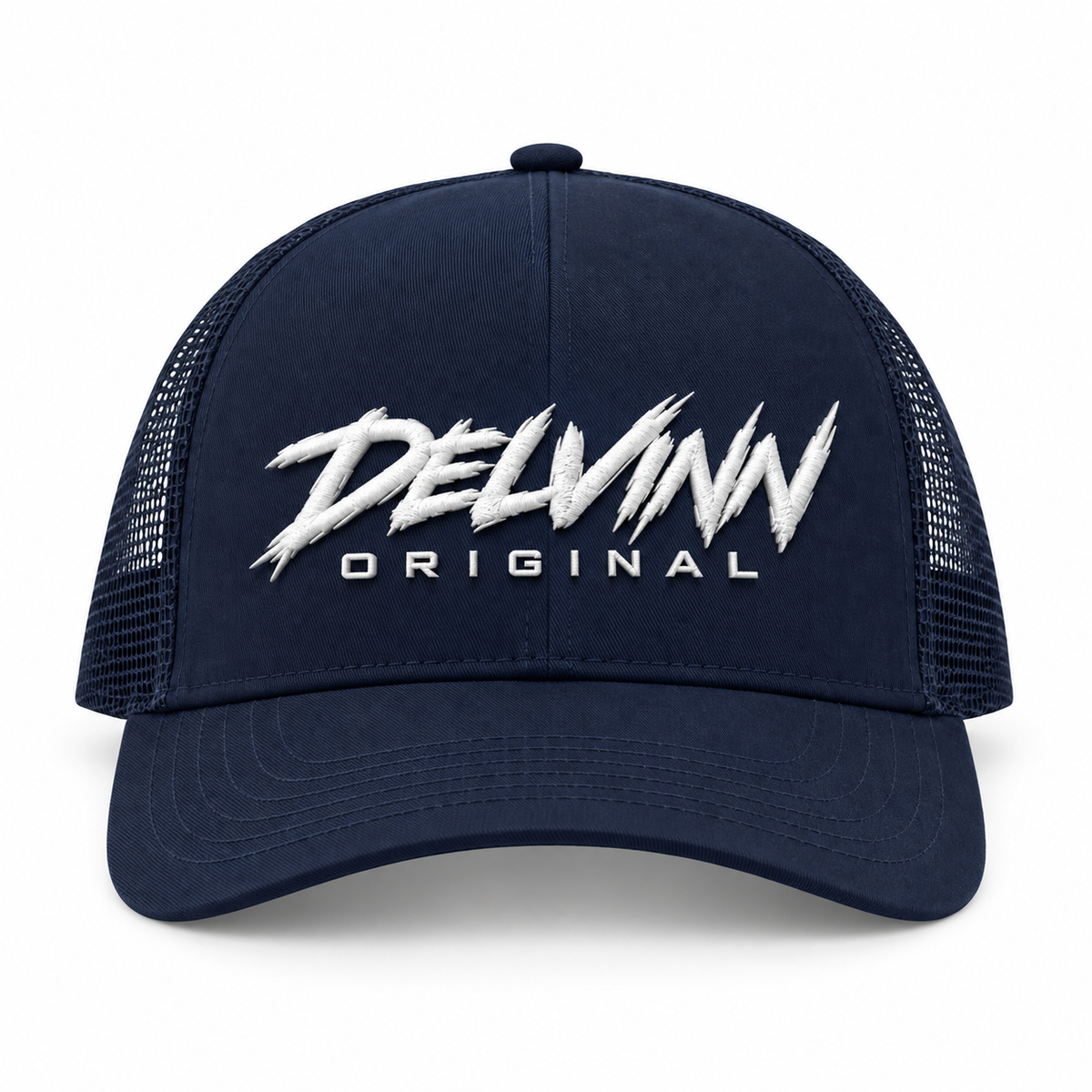 Signature Trucker Hat - Navy/Navy