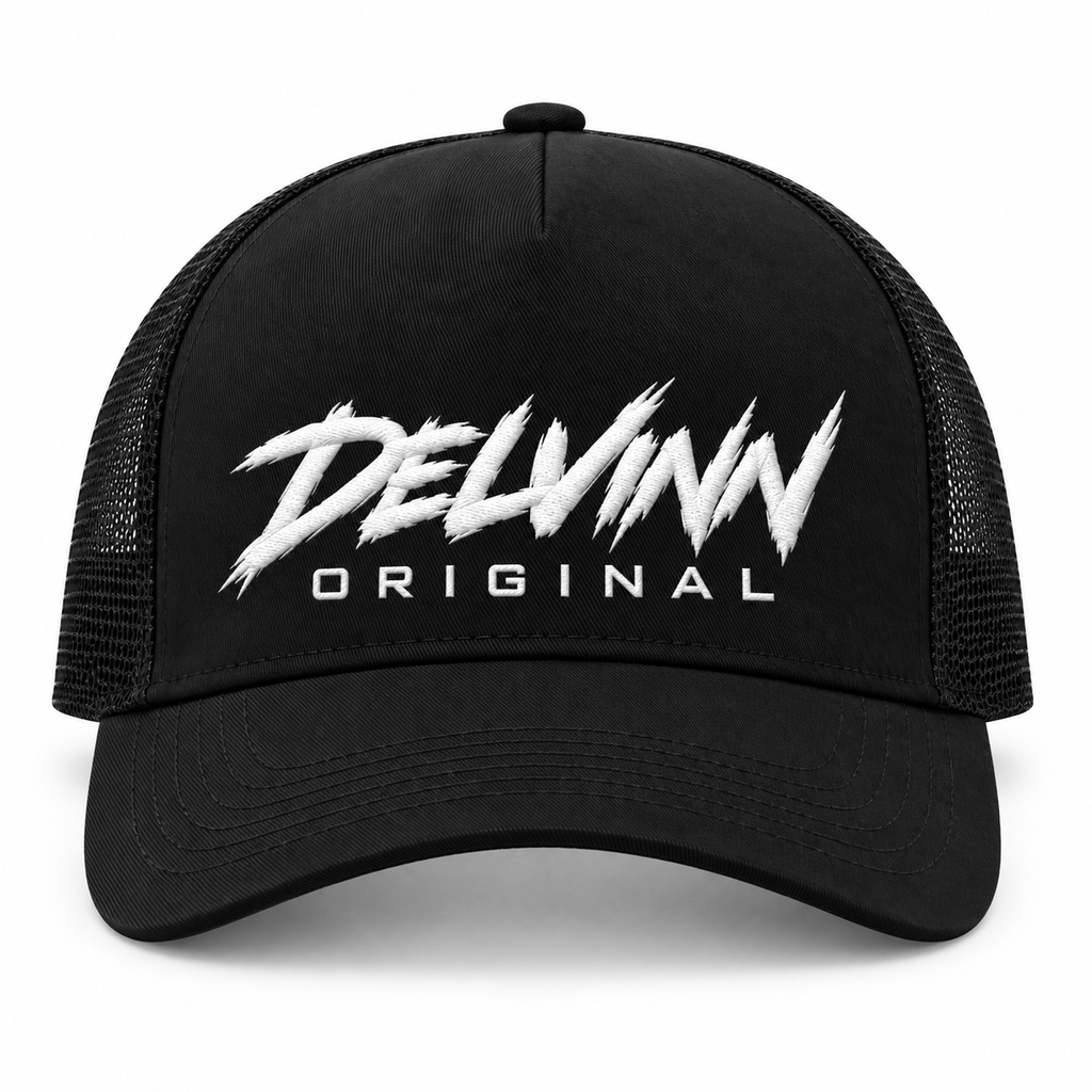 Signature Trucker Hat - Black/Black