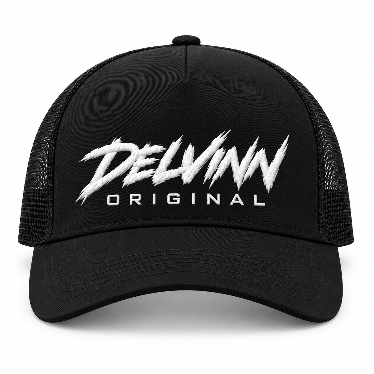 Signature Trucker Hat - Black/Black