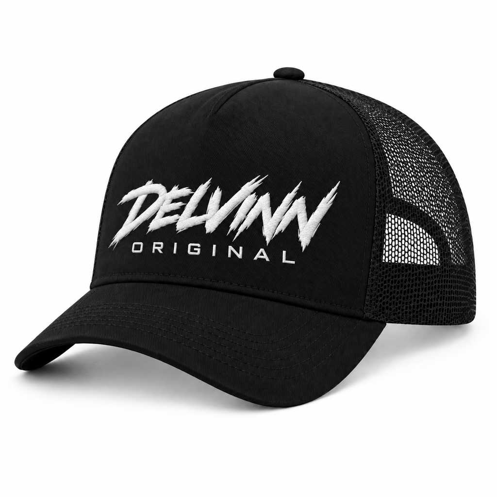 Signature Trucker Hat - Black/Black