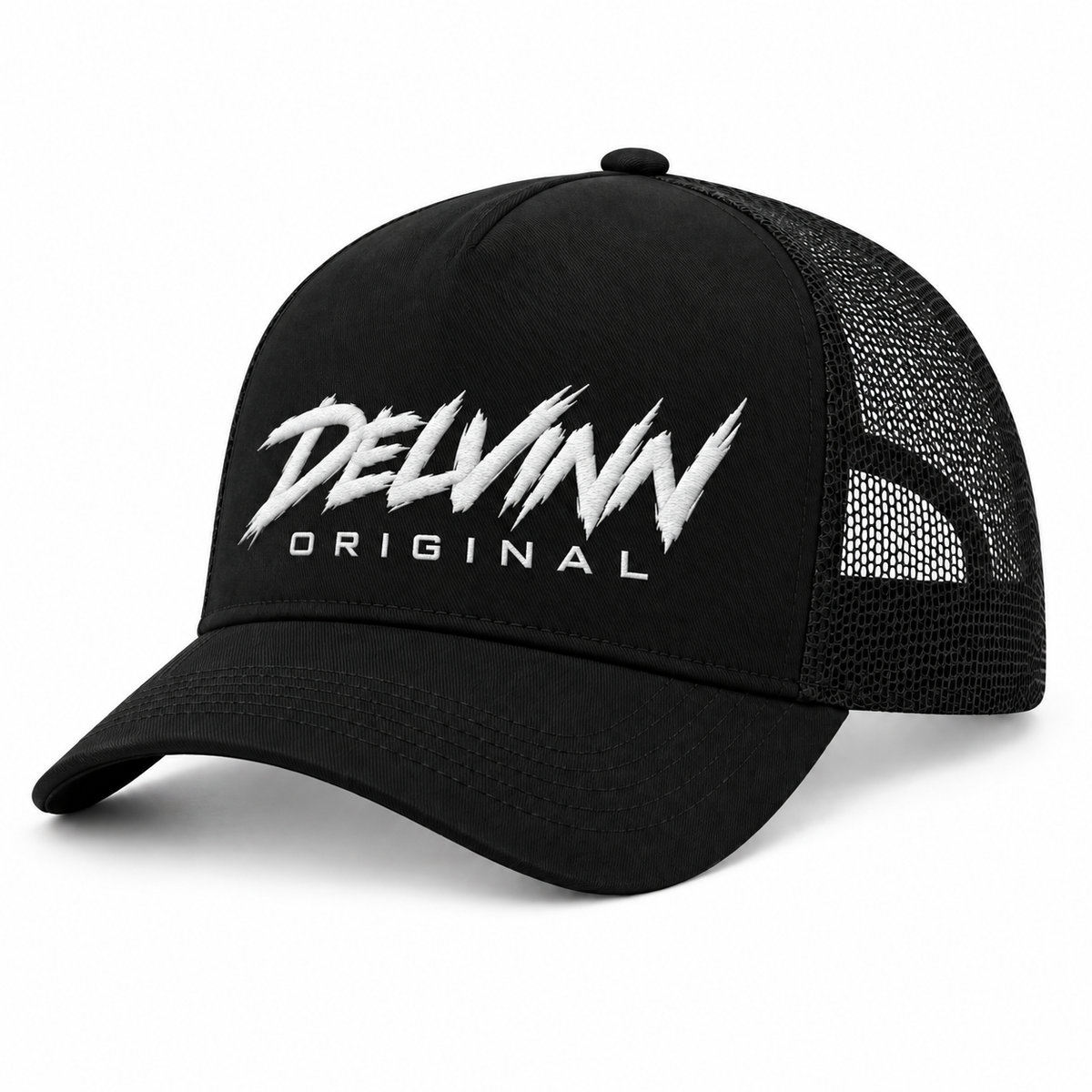 Signature Trucker Hat - Black/Black