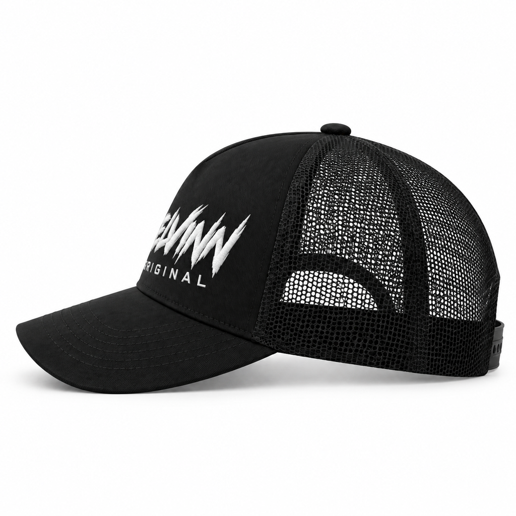 Signature Trucker Hat - Black/Black
